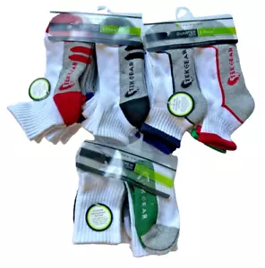 TEK GEAR Youth Sport Socks 18-Pair Bundle (1/4 and Crew) Youth Shoe Sz 9-3.5 NEW - Picture 1 of 17