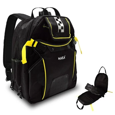 zaino borsa valigia portautensili attrezzi da lavoro 30kg impermeabile 51 tasche - Immagine 1 di 4