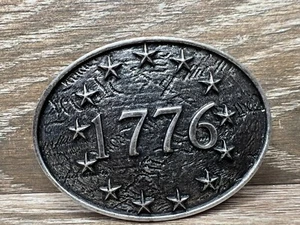 Cody James Men's Antique Silver 1776 Belt Buckle Vintage Belt Buckle - Picture 1 of 2