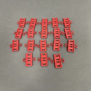 Quercetti Skyrail Roller Coaster Red Replacement Parts Pieces Lot of 18 - Picture 1 of 1