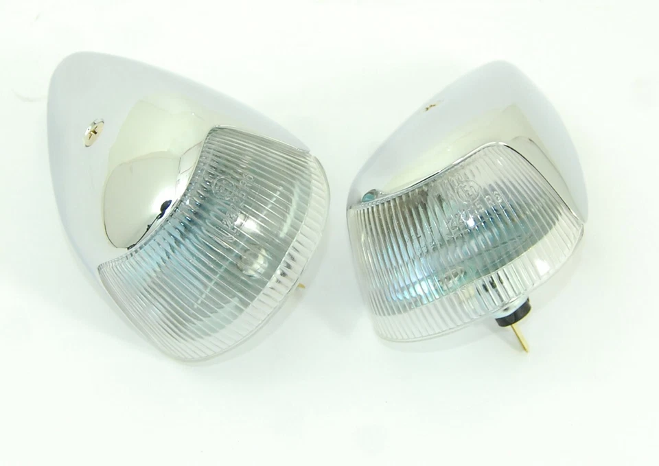 Conjunto de señal de giro transparente izquierda o derecha para Volkswagen Type1 Bug 1964-1967 Foto 1 de 2