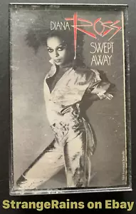 DIANA ROSS SWEPT AWAY Cassette Tape 1984 Pop Funk Soul Rare - Picture 1 of 6