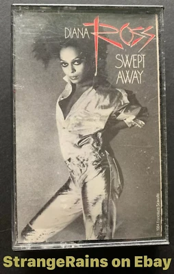 DIANA ROSS SWEPT AWAY Cassette Tape  1984 Pop Funk Soul Rare - Image 1 of 4