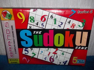 THE SUDOKU GAME - A COMPLETE FAMILY LEISURE BOARD GAME - SERIES 2 - NEW & SEALED - Picture 1 of 4