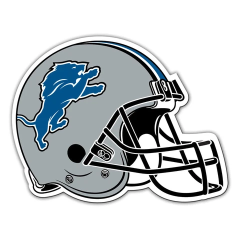 Detroit Lions 12" Die-Cut Magnet for Auto, Home or Office Cover