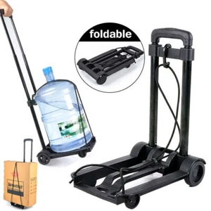 Protable Luggage Hand Trolley Foldable Shopping Cart Travel Boat Hand Truck AU - Picture 1 of 11