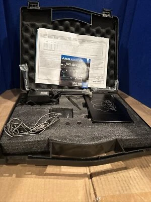 AKG WMS400 Ultra High Frequency Stationary Receiver Set W/ Transmitter Mount - Image 1 of 4