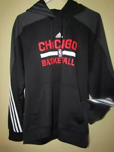 Sudadera con Capucha ADIDAS Chicago Bulls Baloncesto Para Hombre XL NEGRA BOLSILLOS PARA EL ESTÓMAGO - Imagen 1 de 6