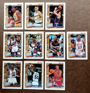 1992-93 NBA HOOPS MICHAEL JORDAN Basketball SUPREME COURT Complete 10 Card Set - Picture 1 of 24