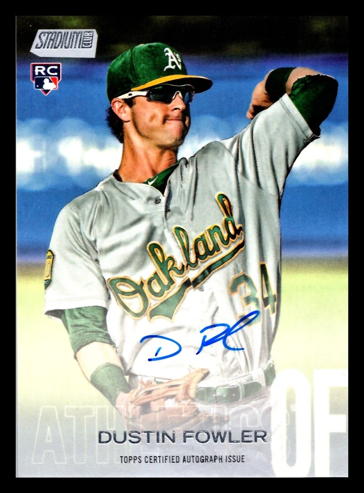 2018 Stadium Club Autograph #SCADF Dustin Fowler RC - Image 1 of 2