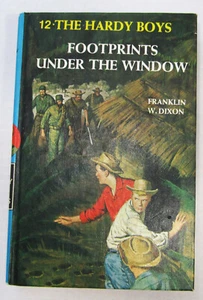 Hardy Boys Footprints Under the Window Hardcover #12 Book 1976 White Multi EPs - Picture 1 of 4