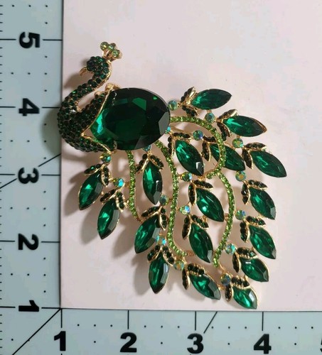 VETEMENTS spilla pavone ciondolo spilla bigiotteria moda spedizione gratuita VELOCE