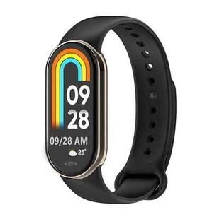 Cinturino di ricambio per Xiaomi Mi Band 8, colore Nero, Silicone Flessibile - Afbeelding 1 van 7