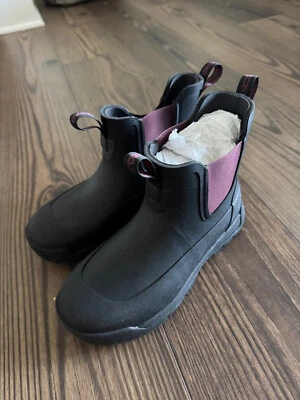 Novo - Bota de Tornozelo Grundens Feminina Capa Nuvem - Impermeável - Preta/Roxa - Tamanho 7 - Imagem 1 de 2