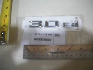 BMW 3.0 SI E86 E85 COUPE 12 13 14 15 LETTERS CHROME EMBLEM OEM  - Picture 1 of 1