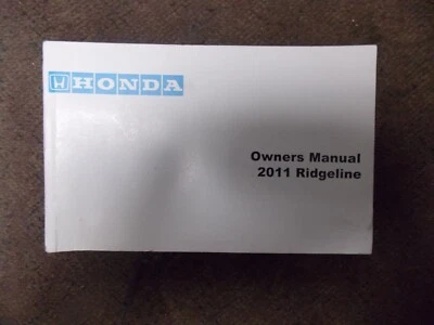NEW 2011 HONDA RIDGELINE  OWNERS MANUAL - - Image 1 of 2