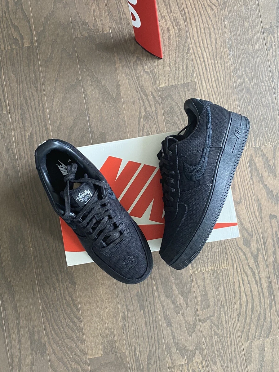 Nike Air Force 1 Low Stussy Black for Sale | Authenticity