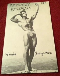 Physique Pictorial Winter 1955 Jerry Ross cover male gay beefcake art photos - Imagen 1 de 3