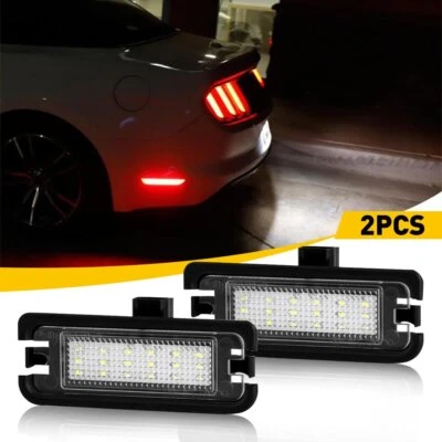 Luz LED de matrícula para Ford Mustang Shelby GT350/GT350R/GT500 2015-2021 de EE. UU. Foto 1 de 4
