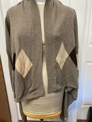 Izod LG/XL Suéter Alto Bajo Marrón Argile   Foto 1 de 4