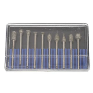 Metal Grinder Drill Rotary Burr File Set - Picture 1 of 11