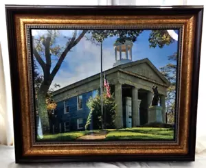 Misa del juzgado del condado de Barnstable. Impresión enmarcada James Otis arquitectura histórica - Imagen 1 de 13