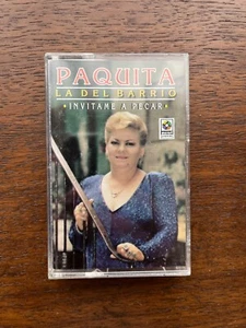 Paquita La Del Barrio - Invitame A Pecar (1993 Musart) Mexico Cassette Rancheras - Picture 1 of 7