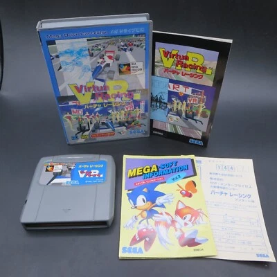 Virtua Racing Sega Mega Drive with Manual Japan NTSC-J - Image 1 of 4