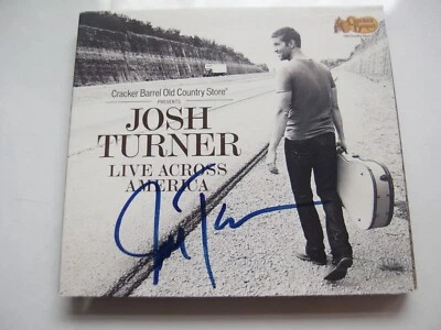🎶 Josh Turner Live Across America CD Cracker Barrel Edition  AUTOGRAPHED Foto 1 de 4