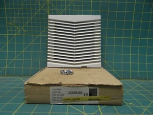 Rittal Outlet Filter SK3388.006 5-7/8" L x 5-7/8" W x 1" H Light Grey w/Screws - Picture 1 of 6