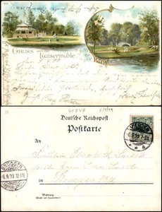 Gruss von der Kaisermühle - viaggiata 6.9.1899 - Picture 1 of 1