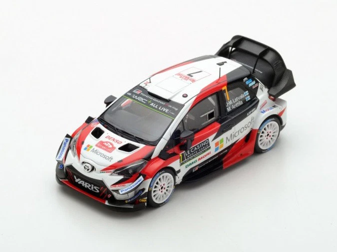 Spark Model 1:43 s5957 Toyota Yaris WRC #7 3rd Rally Montecarlo 2018 Latvala NEW - Immagine 1 di 1