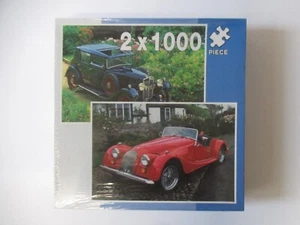 Morgan Sports Car Star Comet 2 x 1000 Piece Jigsaw set New sealed & Unopened - Picture 1 of 1