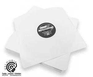 50 FUNDAS INTERIORES PAPEL BLANCO PARA DISCOS VINILO LP Y MAXI SINGLES 12" - Imagen 1 de 1
