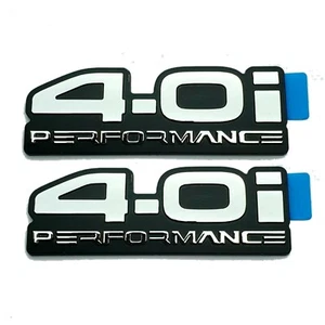 4.0i Performance Chrome Emblem Badges x2 - NC Fairlane Sportsman Ford... - Picture 1 of 1
