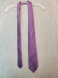 Stefano Ricci Luxus Seidenkrawatte Lila Geometrisches Muster Made in Italy - Bild 1 von 10