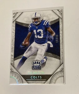 2016 Panini Preferred Crown Royale #7 T.Y. Hilton #'ed 17/49 - Picture 1 of 3