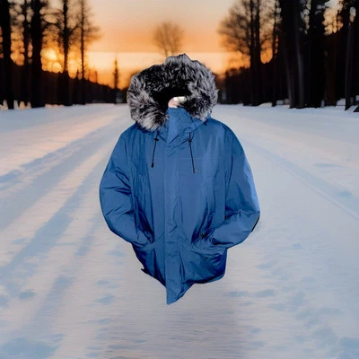Abrigo parka Chinmoon XL azul para mujer esquí nieve Foto 1 de 4