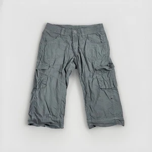 Pantalones cargo enrollables KUHL Capri para mujer talla 2 gris pizarra convertibles senderismo - Imagen 1 de 23
