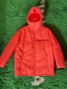 Flo-Orange Prada x Linea Rossa Puffer Jacket - Small (OVERSIZED) - Picture 1 of 17