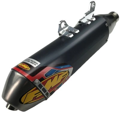 Silenciador antideslizante FMF Q4 HEX negro aluminio/acero inoxidable (045646) Foto 1 de 2