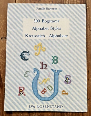 Eva Rosenstand Clara Waever Alphabet Styles counted cross stitch booklet 1992 - Image 1 of 4