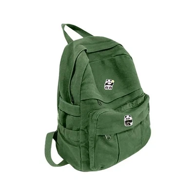 Linda Mochila de Lona para Mujer Mochila para Mujer Vintage Laptop Estética Kn... Foto 1 de 4