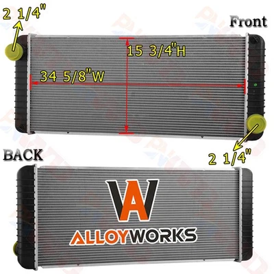 Radiator For 03-07 Kenworth T300 T800 / 04-2007 Peterbilt 330 335 340 5.9L 12.5L - Image 1 of 4