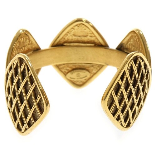 CHANEL Bracciale Trapuntato Bracciale Oro GP Polso Circonferenza 17 cm Donna