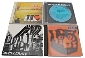 R.E.M. Album CDs (x4 English) Best of REM, Accelerate, Reveal, Monster - Foto 1 di 24