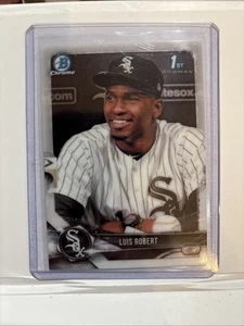 Tarjeta de novato Luis Robert 2018 Bowman Chrome 1st (RC) Chicago White Sox #BCP21 - Imagen 1 de 2