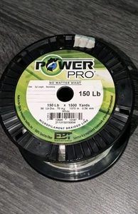 Power Pro Original geflochtene Schnur 150lb 1500yd weiß - Bild 1 von 3