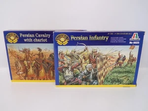 ITALERI 1:72 SCALE MODEL KIT  #6025 / 6036 PERSIAN INFANTRY & CAVALRY 2 KIT LOT - Picture 1 of 3