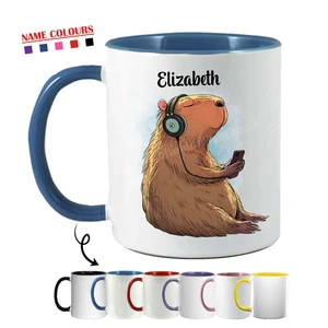 Capybara Personalised Mug gift for her cup present for him coaster available - Picture 1 of 14